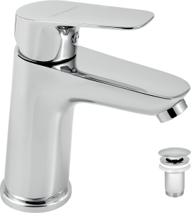 Novaservis Umyvadlová baterie s výpustí Titania Pure chrom 90303,0