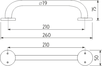 Nimco Madla Madlo 210x19 mm BM 3035M-18