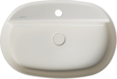 Isvea INFINITY OVAL keramické umyvadlo na desku, 60x40cm, ivory 10NF65060-2K