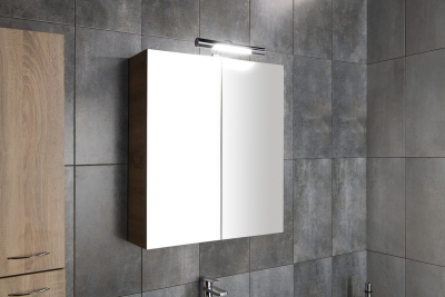 Aqualine ANDREA LED svítidlo, 5 W, 284x32x134 mm, IP44, chrom E26716CI