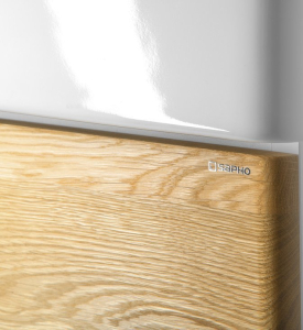 Sapho MEDIENA umyvadlová skříňka 117x51x48, 5cm, bílá mat/dub natural MD122