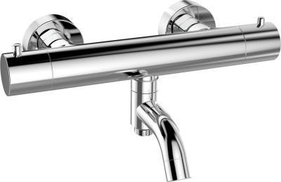 Mereo Termostatická nástěnná vanová baterie bez příslušenství CB90103TER