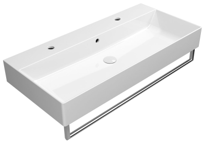 GSI KUBE X keramické dvojumyvadlo 100x47cm, bílá ExtraGlaze 9423211