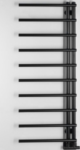 Sapho JUSTINA otopné těleso 500x1246 mm, černá mat IR546B