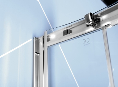 Polysan EASY čtvrtkruhová sprchová zástěna 1100x800mm, L/R, čiré sklo EL2415