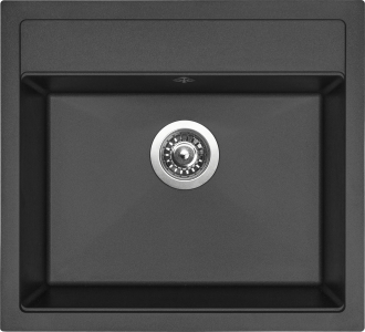 Granitový dřez Sinks SOLO 560 Pureblack ACRSO56051026