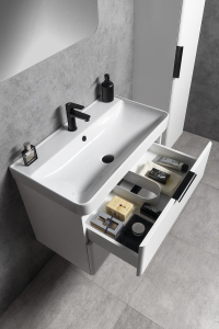 Aqualine DENEB umyvadlová skříňka 77, 3x55x42, 4cm, bílá mat DN280