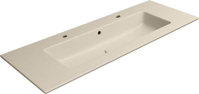 GSI PURA keramické dvojumyvadlo Slim 122x46cm, creta mat 8887208