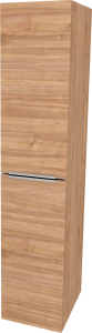 Mereo Mailo, koupelnová skříňka vysoká 170 cm, chrom madlo, Multidecor, Light Select Walnut CN594LPLSW1