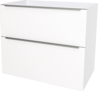 Mereo Mailo, koupelnová skříňka 81 cm, chrom madlo, Multidecor, Arktická bílá CN591SBIAA