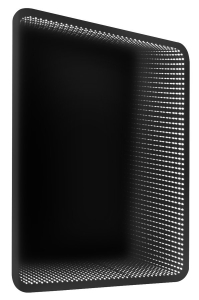 Sapho SENFINECO zrcadlo s LED osvětlením 65x79cm, 3D efekt SF115