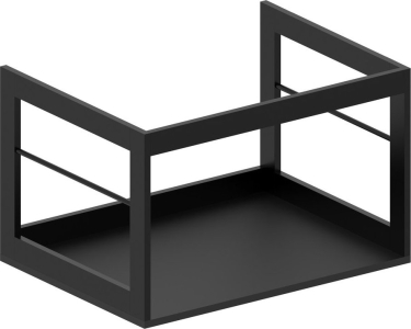 GSI PURA konstrukce pod umyvadlo 62x46cm, černá mat MSP6228