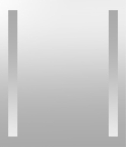 Mereo Zrcadlo 60x80 cm s LED osvětlením CN698