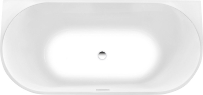Aqualine TAJO nástěnná stojící vana, 180x80cm, bílá E1990