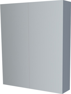 Mereo Koupelnová skříňka zrcadlová 60 cm, galerka, 2 x dvířka, Multidecor, Monumentální šedá CN798G62MSO1