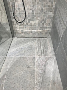 Sapho Spádová lišta, levá, výška 10mm, délka 1200mm, nerez mat SPD1210-L