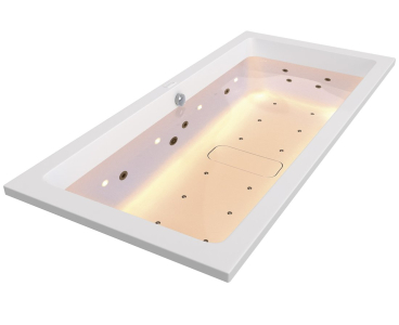 Polysan COLORTERAPIE RGB vnitřní bodové osvětlení vany, 8 LED diod 91408