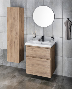 Aqualine ALTAIR vysoká skříňka 35x150x31cm, dub emporio AI450