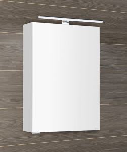 Sapho MIRRÓ galerka s LED osvětlením, 50x70x16cm, levá/pravá, bílá MC050-0030