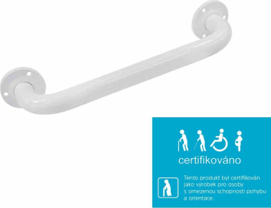 Mereo Madlo rovné, bílé, 40 cm KD802
