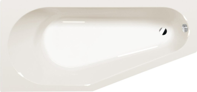Polysan TIGRA L asymetrická vana 170x80x46cm, ivory 90111.40