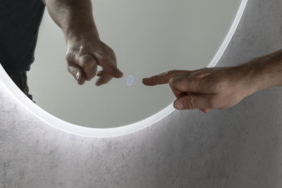 Aqualine URSA kulaté s LED osvětlením ø 60cm, dotykový senzor, stmívatelné UR060