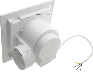 Sapho TECTO stropní ventilátor axiální s časovačem, 20W, potrubí 100mm, bílá TC202