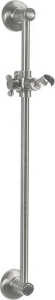 Sapho ANTEA sprchová tyč, posuvný držák, kulatá, 670mm, nikl SAL0038