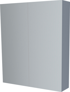 Mereo Koupelnová skříňka zrcadlová 80 cm, galerka, 2 x dvířka, Multidecor, Monumentální šedá CN798G82MSO1