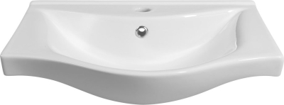 Aqualine ZARA 55 keramické umyvadlo nábytkové 54x44, 5cm, bílá 10055