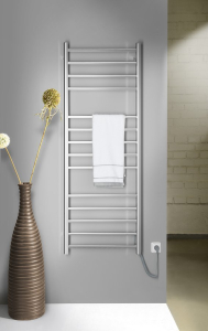 Sapho ESKINADO elektrický sušák ručníků, hranatý, 600x1500 mm, 130 W, nerez lesk ER450V