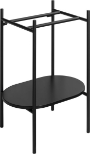Sapho PUNO podstavec pod umyvadlo 550x795x396mm, černá SKA590-2