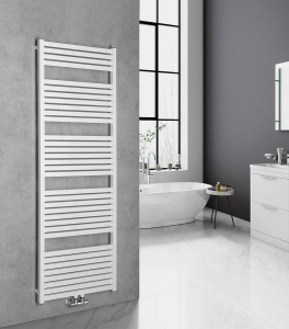 Aqualine TONDI otopné těleso rovné 600x1690 mm, středové připojení, bílá DT490T
