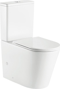 Mereo WC kombi, vyvýšené, vario odpad, kapotované, Smart Flush RIMLESS, keramické vč. sedátka VSD92T1