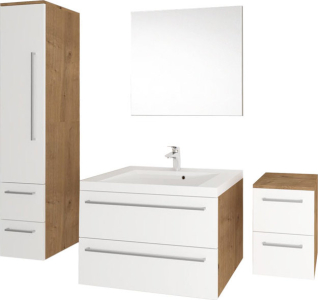 Mereo Bino koupelnová skříňka horní 63 cm, levá, Multidecor, Dub Nelson CN695DNLS