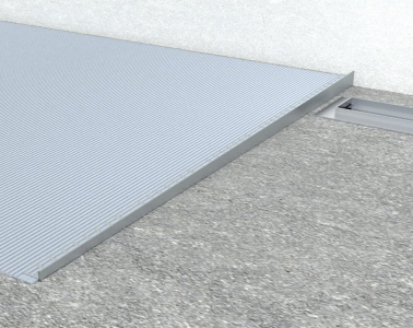 Sapho Spádová lišta, levá, výška 10 mm, délka 1500 mm, nerez mat SPD1510-L