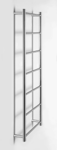 Sapho SHICK nástěnný sušák ručníků 500x1344 mm, kulatý, chrom SH500