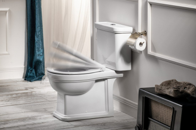 GSI CLASSIC WC sedátko, Soft Close, Quick Release, bílá/chrom MSC87CN11