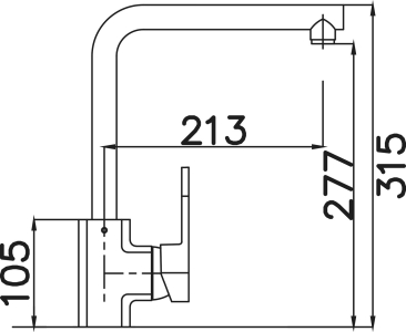 Granitový dřez Sinks LINEA 780 XC Metalblack + Elka černá matná G4774XC