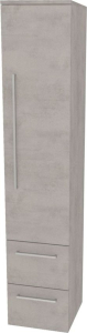 Mereo Bino, koupelnová skříňka vysoká 163 cm, pravá, Multidecor, Chromix stříbrný CN698ACST