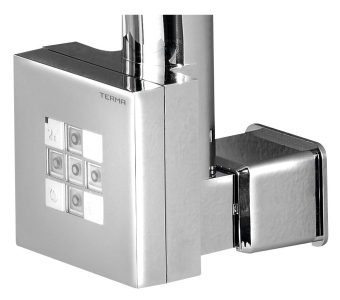 Sapho KTX topná tyč s termostatem, s krytem pro kabel, 200 W, chrom KTX-CW-200