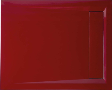 Polysan VARESA sprchová vanička z litého mramoru se záklopem, obdélník 100x80cm, bílá 71605