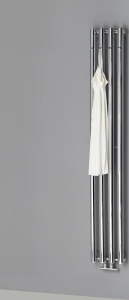 Sapho PILON otopné těleso 270x1800 mm, se čtyřmi háčky pro ručník, chrom IZ120