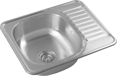 Aqualine Nerezový vestavný dřez s odkapem 58x18x48cm AQ5848B