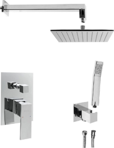 Sapho LATUS podomítkový sprchový set s pákovou baterií, 2 výstupy, chrom 1102-42-01