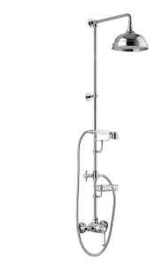 Sapho VIENNA sprchový sloup s pákovou baterií, mýdlenka, 1291mm, chrom VO138