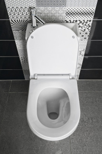 Aqualine HYGIE WC kombi s umývátkem, zadní/spodní odpad, bílá PB104W
