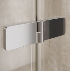 Mereo Sprchový kout, Novea, R 550, 90x90x200 cm, pantový, chrom ALU, sklo čiré 6 mm, EC CK70101Z
