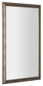 Sapho ROMINA zrcadlo v dřevěném rámu 58x98cm, bronzová patina NL398