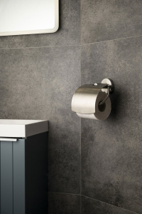 Sapho X-STEEL držák toaletního papíru s krytem, nerez mat XS701